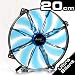 Produktbild Aerocool Silent Master Gehäuselüfter (LED, 200mm) blau