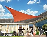 Toldo Vela Kookaburra Terracotta Triangular 3.0m (Resistente al Agua)