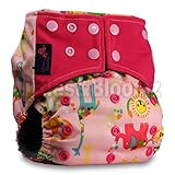 LittleBloom Waschbar Windel Babywindeln Stoffwindeln BAMBUS KOHLE, Schließung: POPPER