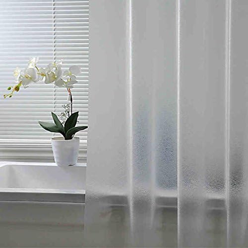 YLBUUEE Curtain shower, hall of the Bains prevent truncated downy mildew mat curtains of shower water-waterproof material closed, anti-mold Size: 200*180 cm (send Hook