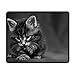 Produktbild Wireless Mouse Pad, Cute Cat Grey Mouse Pads, Comfort Soft Non Slip Lightweight Premium-TexturedMouse Pad Mat for Women Men at Home or Work