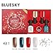 Produktbild Bluesky, Gel-Nagellack-Set für UV/LED-Lampen mit Glitzerelementen -