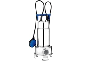 Ebara série Right 100 mais Pompe électrique monophasé submersible pour eaux chargées en Aisi 304 avec galleg