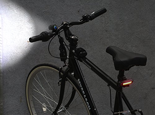 ONEU Fahrradlicht Sets, Cree XM-L2 LED1800 Lm Frontlichter Scheinwerfer & LED Fahrrad Rücklicht, Ultra Hellen Wiederaufladbar Wasserdicht Sport Fahrradbeleuchtung set - 2