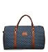 The Clownfish Tapestry Faux Leather 1200 Cms Vintage Light Blue Soft Travel Duffle bag RS.1390.00