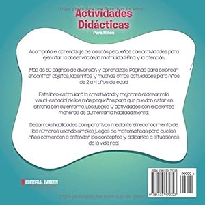 Actividades Didácticas Para Niños: Juegos y Actividades para niños  de entre 2 a 4 años de edad