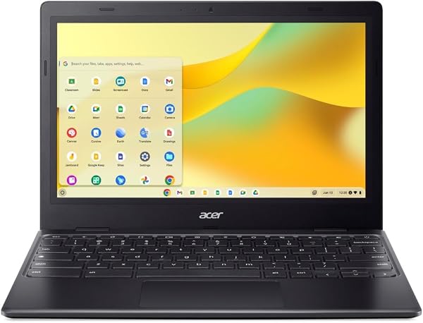 Acer Chromebook, Intel Celeron- N4500 Processor, 4GB LPDDR4 RAM, 32GB eMMC, 29.46cm /11.6" inch HD Display, Chrome OS, Intel UHD Graphics,WiFi 5, Black, 1.2 KG,