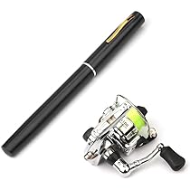 Combo Canne à Pêche Télescopique Lixada - Stylo 20-99 Cm, Moulinet, Ligne Et Hooks Inclus