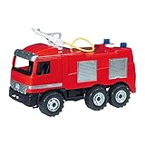 feuerwehr lkw mit kran Miniaturauto Lena Starke Riesen Feuerwehr Spielauto, rot