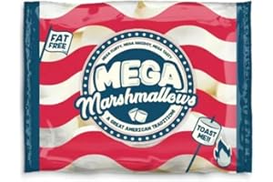 JJ REVEAL Extra Large Marshmallow Pack 550g - Tasty, Fluffy, Extra Large & Fat-Free | Ideal for BBQ, Baking, S'mores, Hot Chocolate, and Festive Treats | Premium Ingredients, Classic American Treat, Pack of 1