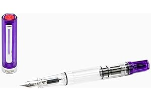 Twsbi Eco Transparent Purple Pluma M - Pluma estilográfica