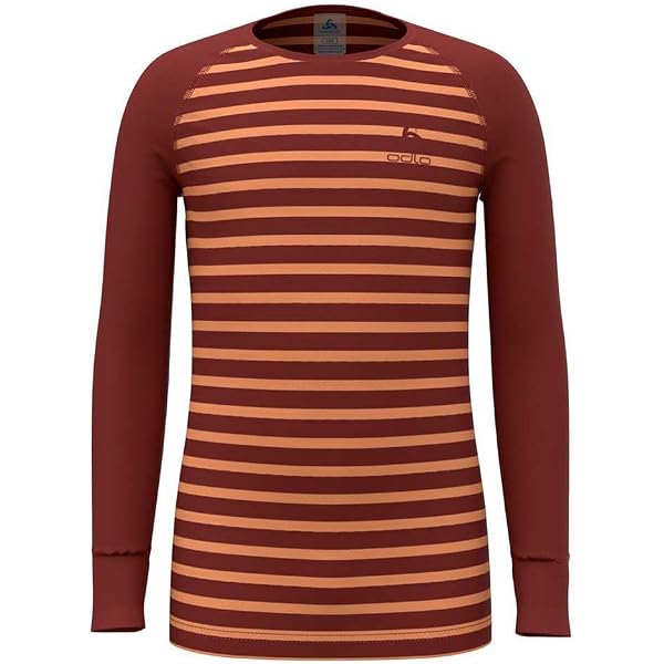 Haut Longue Manche Odlo Active Warm Enfant - 100% Polyester - Anti-Odeurs - Isolation Thermique