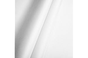 EDGE HANDELS GMBH EDGE Handels Erstklassiger Polyester Oxford 250D 1lfm - Wasserabweisend, Winddicht, Outdoor Stoff, Gartenmöbel Stoff (Weiß)