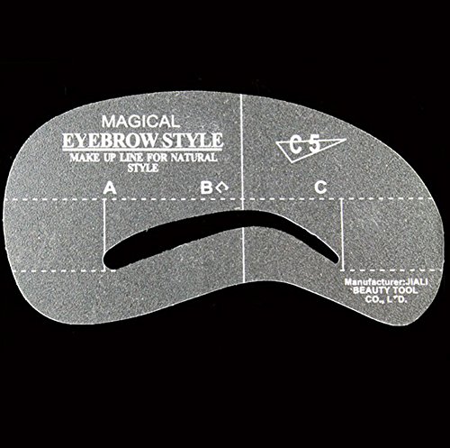 24 Stück Augenbrauen Schablone, Eyebrows Grooming Stencil Kit , Augenbraue Pflege Gestaltung Vorlage, CIDBEST® Make-up Schönheit Werkzeug , Shaping Vorlagen DIY Tools, Augenbrauen Form Schablonen Stencil Template - 3