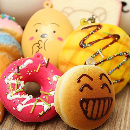 CALISTODE Simulation einzigartiges Abbildungs-Entwurfs-weiche Telefon-B¨¹gel Squishy gelegentliches 10pcs - 3