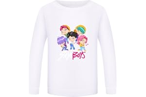 SZRXKJ Unisex O-Neck Casual Fashion Pop Design Saja Boys Anime Manga Larga 13 Colores Disponibles Sudadera