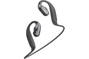Oladance OWS Sports Open-Ear Headphone, 15 Hours Open Wearable Stereo Bluetooth Earphones IPX8 Waterproof for Running Cycling Workout Gym, Wireless Bluetooth 5.1 Compatible iPhone and Android Gray