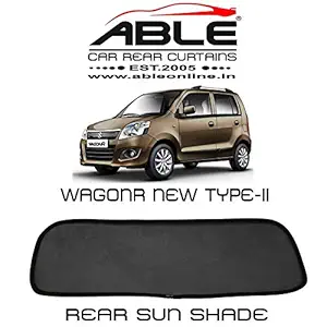 Able Dotnet Car Dicky Sun Shade Curtains for Maruti WAGONR New Type-II (2012 to 2016 Model)