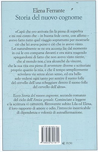 Book's Cover of Storia del nuovo cognome. L'amica geniale