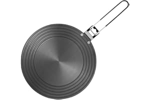 WENROU Diffuseur de Chaleur, Plaque de Conduction Thermique, Diffuseur de Chaleur pour Cuisinière à Gaz, Chaleur en Alliage Aluminium, 24cm, ne Convient Pas aux Plaques à Induction