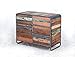 Produktbild Sideboard 6 Schubladen 110 x 50 x 85 industriellen Stil aus Holz aus recyceltem Boot.