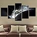 Produktbild Cczxfcc Moderne Wandkunstgemälde Dekor 5 Stücke Tier Katzenaugen Hd Druckt Leinwand Modular Poster Bilder Für Zuhause Wohnzimmer-30X40/60/80Cm-No Frame