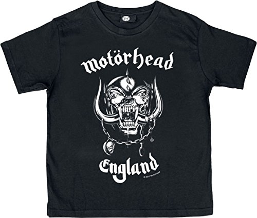 Preisvergleich Produktbild Motörhead England Kinder-Shirt schwarz 128