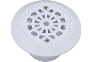 Luqeeg Drenaje Principal de Piscina, Cubierta de Drenaje de Piscina, Drenaje de Piso para Piscina Subterránea, Accesorio de Drenaje de Salida de Agua de 2,4 Pulgadas, Ajuste de Flujo