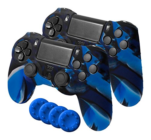 Ardistel - Silicone Sleeve Gamer Dual Kit Blackfire (PS4) - [Edizione: Spagna]