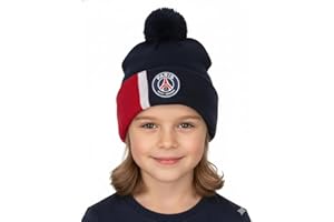 PARIS SAINT-GERMAIN PSG Bonnet Pompon Enfant Collection Officielle Paris Saint Germain