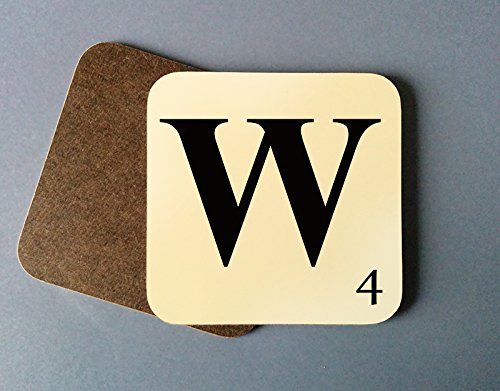 Individual Letter Coaster - Scrabble Tile Inspired Design - Monogram/Personalised (