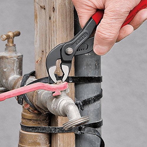 KNIPEX 87 01 150 Cobra® Hightech-Wasserpumpenzange grau atramentiert mit rutschhemmendem Kunststoff überzogen 150 mm - 3