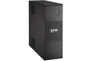 Eaton Onduleur 5S 700 IEC - Line-Interactive UPS - Puissance 700VA (6 Prises IEC 10A) - Régulation de Tension (AVR) - Protection Tel/Fax/Internet/Réseau 10/100 RJ45 - Noir (5S700I)