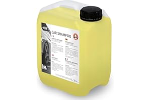 WORKCAR Shampoing Nettoyant Voiture Efficace Sans Trace et Haute Brillance Economique et Concentré - Lavage haute pression ou Mains (Bidon - 5L)