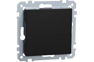 Schneider Electric Merten Blindabdeckung, IP20, System M, schwarz matt, Artikelnummer MEG4075-0403