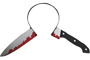 Petitebelle Bloody Tools Bandeau Accessoire de déguisement, Couteau , taille unique