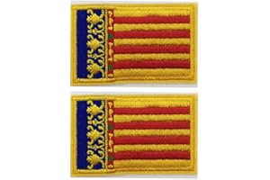 DURABOL BANDERA DEL PARCHE BORDADO PARA PLANCHAR O COSER (VALENCIA-2)