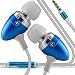 Produktbild I-Sonite (Baby Blue Qualitäts-Kopfhörer/Kopfhörer 3,5 mm Klinke mit Mikrofon und Ein/Aus-Taste Antwort freihändig für HTC Desire 650