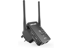 WAVLINK 300Mbps Wi-Fi Range Extender/Wi-Fi Booster/Wi-Fi Repeater, Compatible with all WiFi devices, Wireless Repeater Range Booster(2 Ethernet Port Wireless Repeater/Router/AP Mode,Plug and Play,WPS)