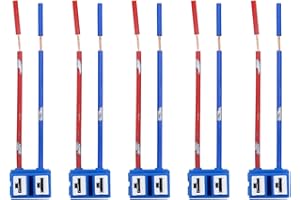 Hsthe Sea 5PCS H7 Keramik Kabelbaum Stecker Weiblich Scheinwerfer Birne Lampe Halter Kabelbäume für H7 Lampe Gehäuse
