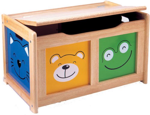 Four Friends Natural Wood Surround Toy Chest