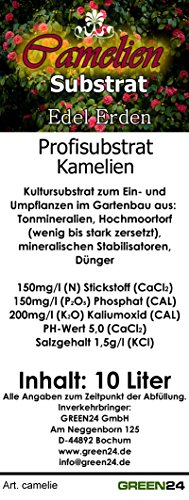 Kamelien-Erde Camellia Substrat – 10 Ltr. PROFI LINIE Substrat für Kamelienarten - 2