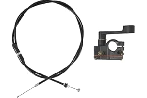 Trkimal 7/8'' 22mm Metal Thumb Throttle Cable Accelerator Handle Assembly for Chinese 50cc 70cc 90cc 110cc 125cc 250cc ATV Quad Go Kart TaoTao Pit Bike