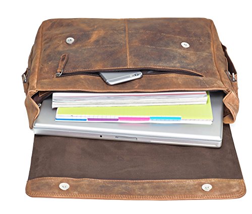 Packenger Vethorn Messenger Bag Umhängetasche oder Notebooktasche mit Notebook-Fach bis 15“ in verschiedenen Farben - 3