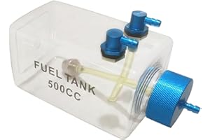 rockible Réservoir de Carburant D'avion RC, Bouteille D'huile, Bouteille de Carburant, Télécommande, Accessoires de Modèle D'avion à, 500CC