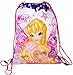 Produktbild Winx Club Sportbeutel - Turnbeutel - Schuhbeutel - wasserabweisend abwischbar für Kinder Schulbeutel Kindergarten Blumen Feen