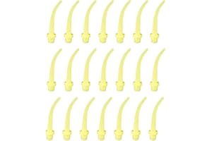 Healifty 100pcs Embouts Dentaires Jetables, Embouts De MéLange En Pp, Jaune, Pour Buccale Et Soins PostopéRatoires