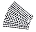 HomeStrap Black and White Checks Dinner/ Table Napkins - Size 16"X16" - Pack of 6 RS.349.00