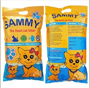 Sammy Super Clumping Natural Cat Litter - 10kg