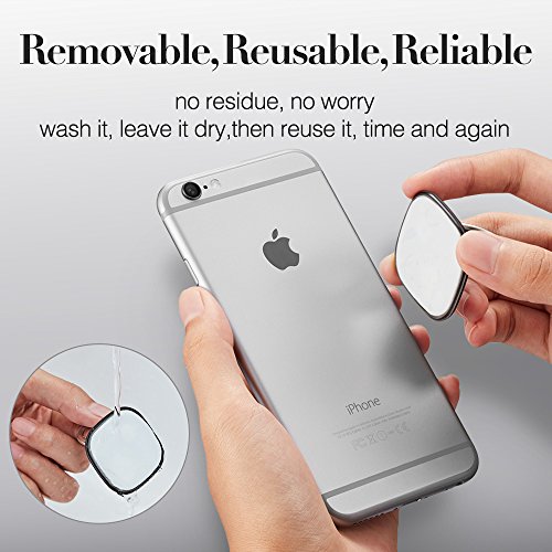 ESR  2 Unidades  Anillo para el M  vil con Soporte  Soporte para Tel  fono  Giratorio de 360    de Metal Soporte Anillo M  vil para iPhone 7  6s Plus 6  SE Samsung Galaxy  Xiaomi  Huawei  BQ  Negro  Oro Rosa 